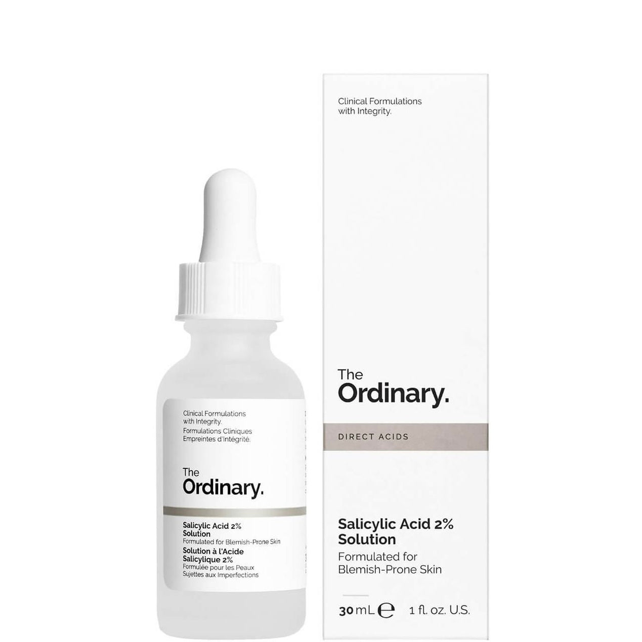 Сироватка з саліциловою кислотою на водній основі The Ordinary Salicylic Acid 2% Solution