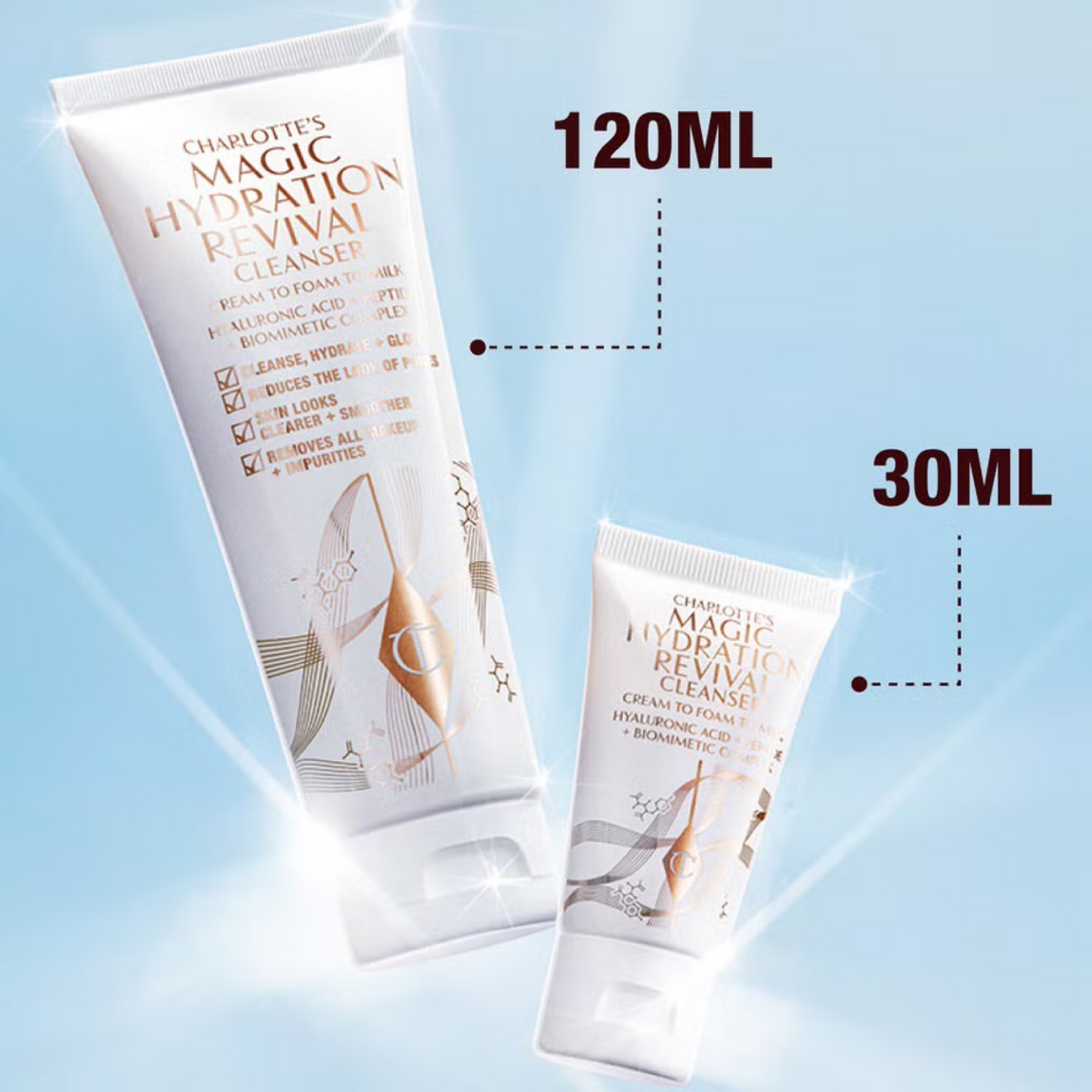 Гель для очищення шкіри Charlotte Tilbury Magic Hydration Revival Cleanser