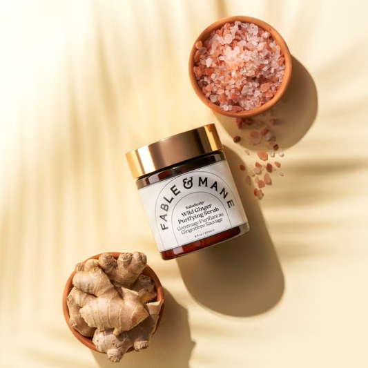 Скраб для шкіри голови Fable&Mane SahaScalp Wild Ginger Purifying Scrub