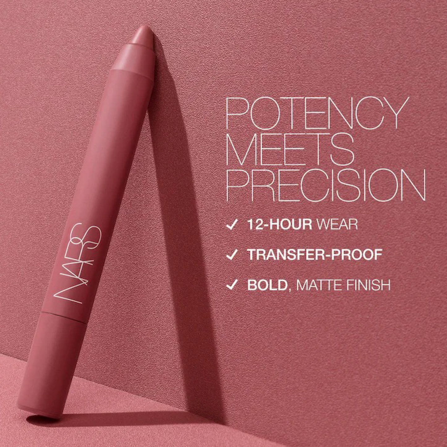 Стійка помада-олівець NARS Powermatte High-Intensity Long-Lasting Lip Pencil