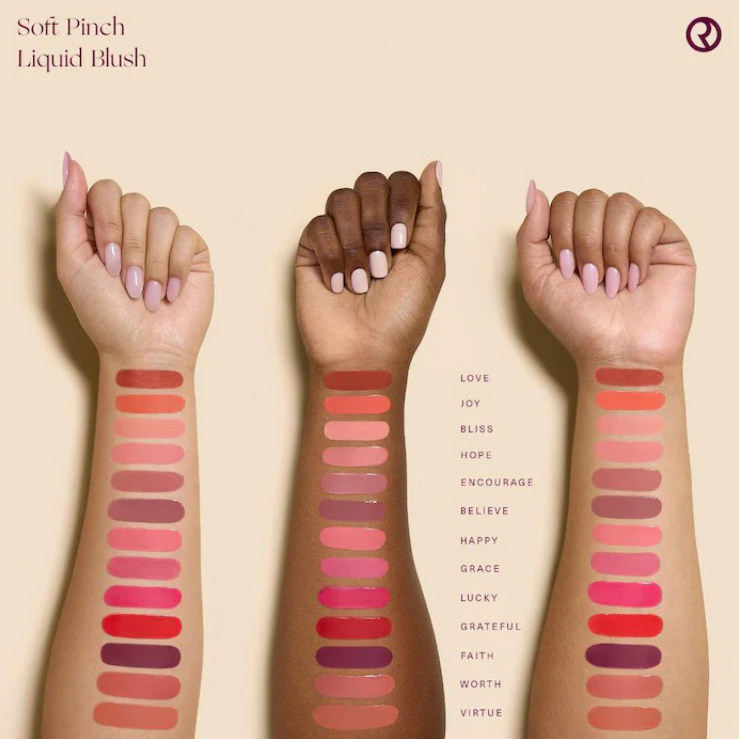 Рідкі рум`яна Rare Beauty Soft Pinch Liquid Blush - відтінок Worth