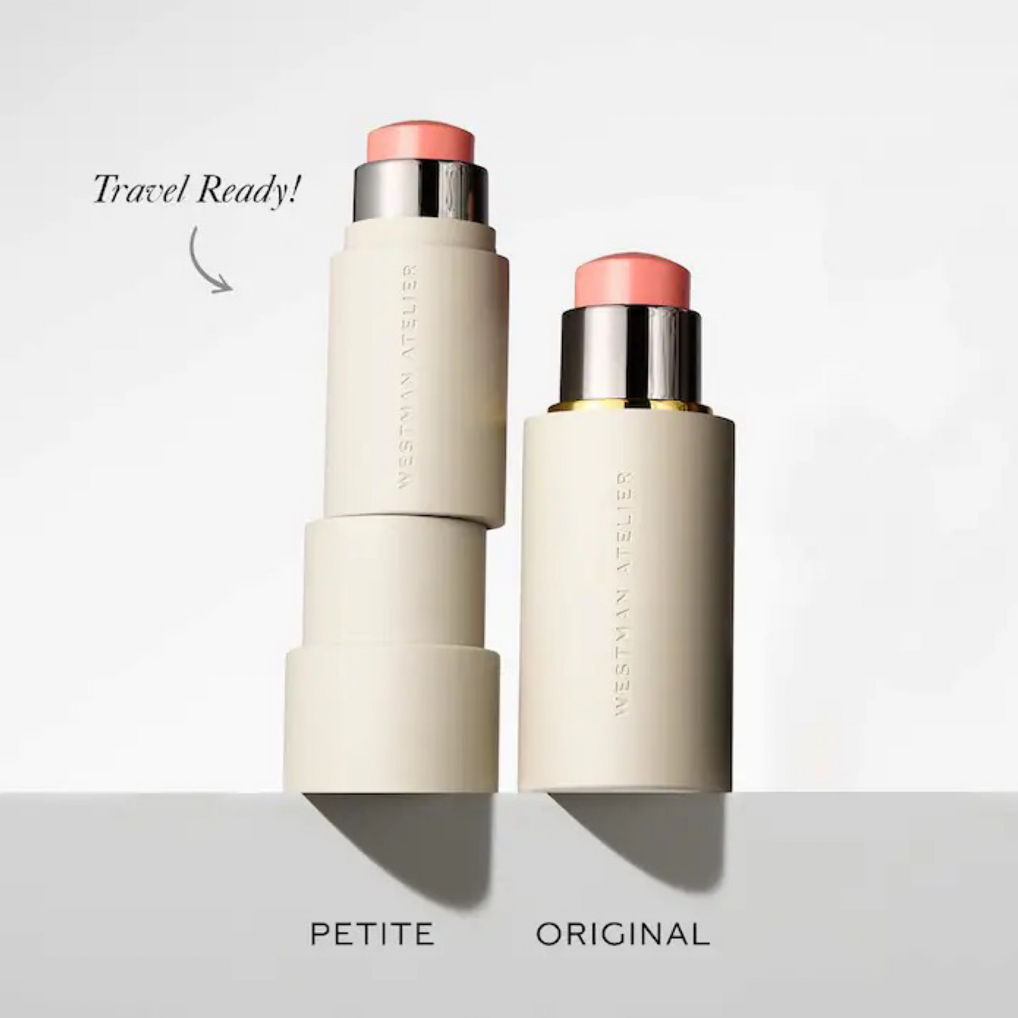 Кремові румʼяна Westman Atelier Baby Cheeks Lip+Cheek Cream Blush Stick - відтінок Dou Dou