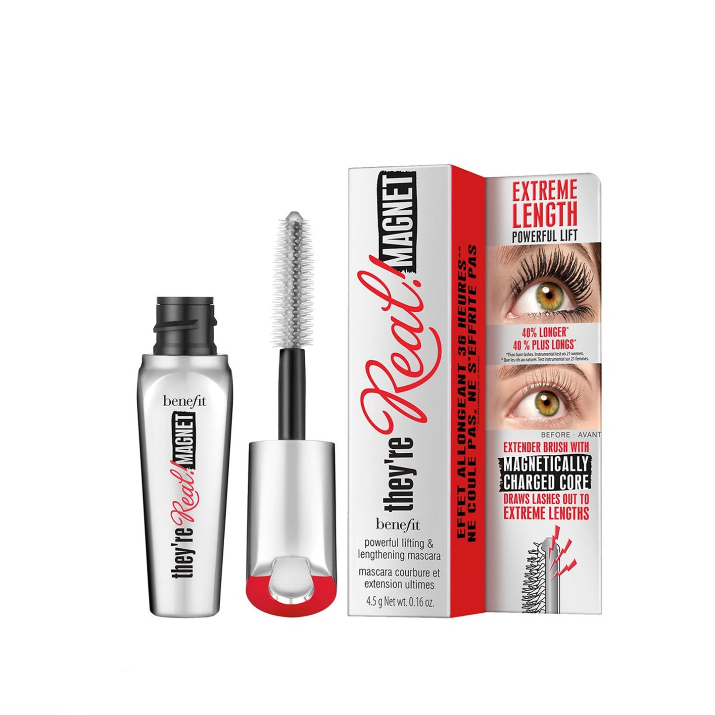 Туш для вій Benefit They're Real! Magnet Extreme Lengthening Mascara