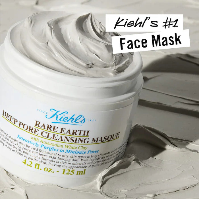Очищаюча маска Kiehl's Rare Earth Deep Pore Minimizing Clay Mask