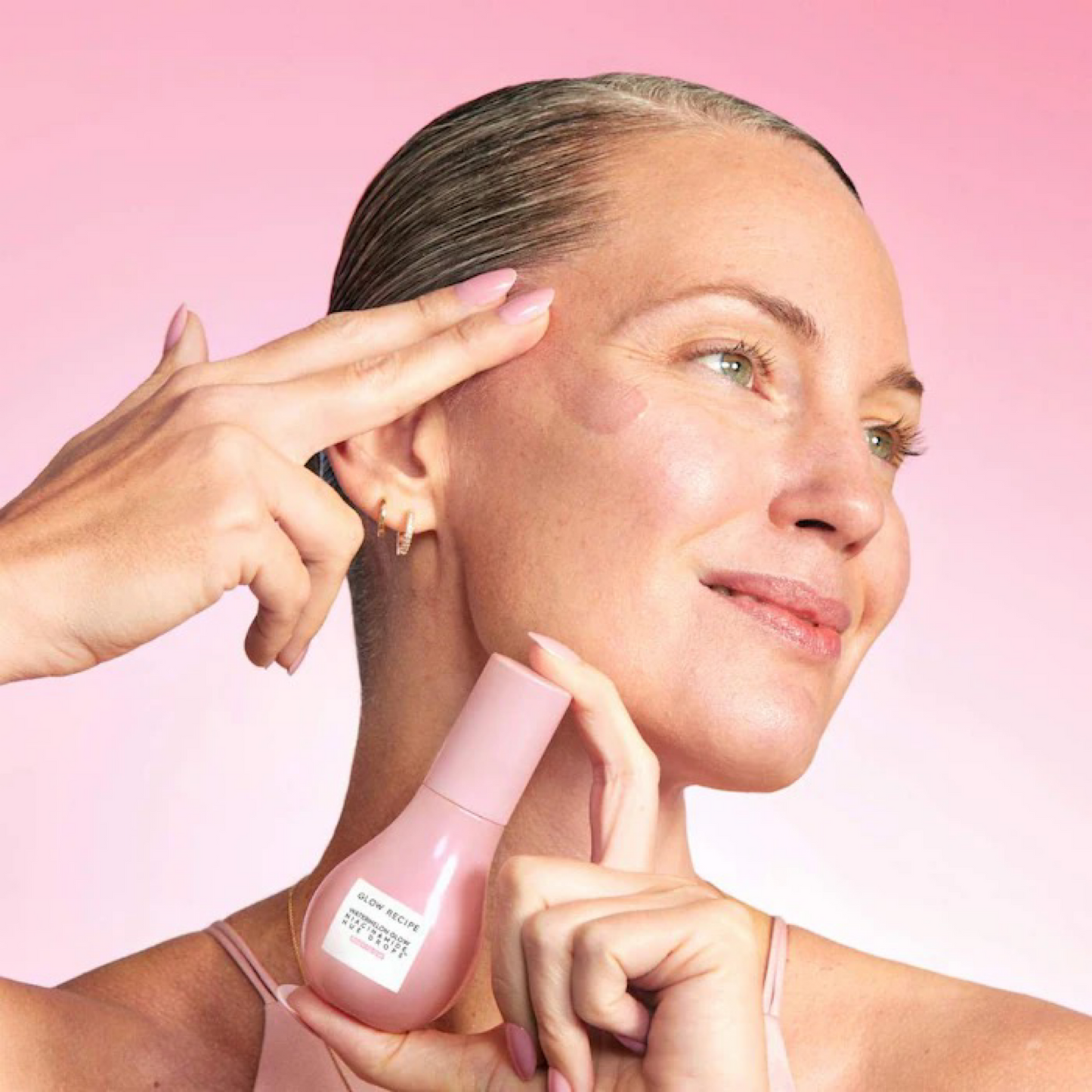 Сироватка для сяючої шкіри Glow Recipe Watermelon Glow Niacinamide Hue Drops - Rosy Glow
