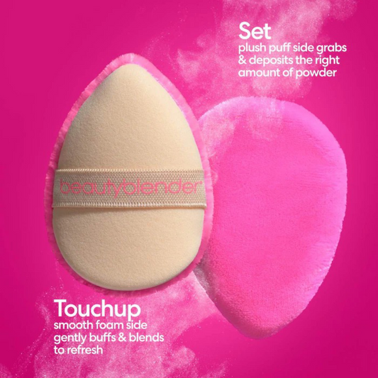 Двостороння пуховка для нанесення пудри Beautyblender Power Pocket Dual Sided Powder Puff