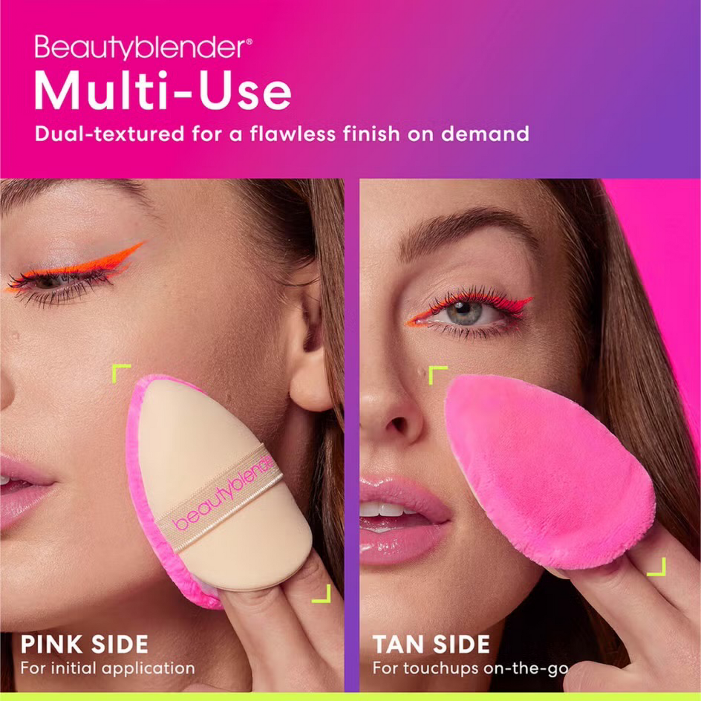 Двостороння пуховка для нанесення пудри Beautyblender Power Pocket Dual Sided Powder Puff