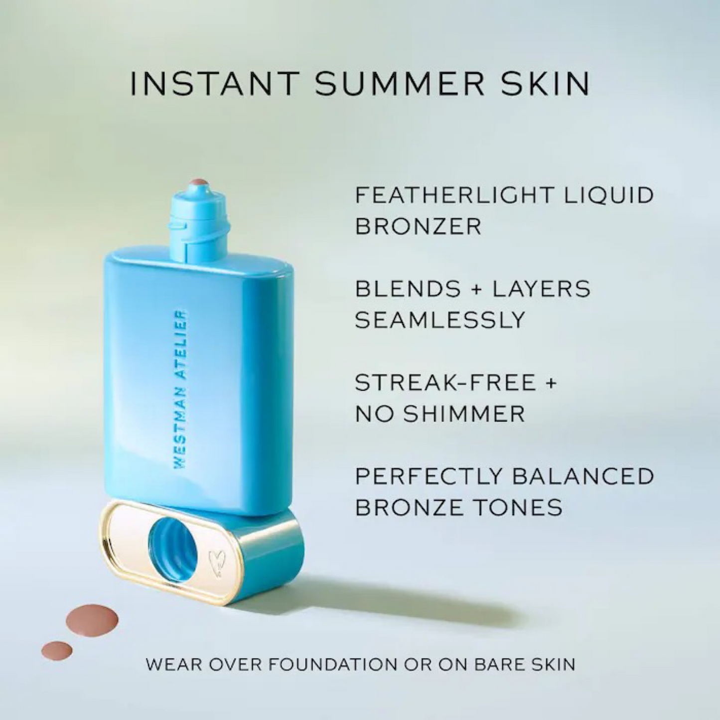 Рідкий бронзер Westman Atelier Sun Tone Hydrating Matte Bronzing Drops