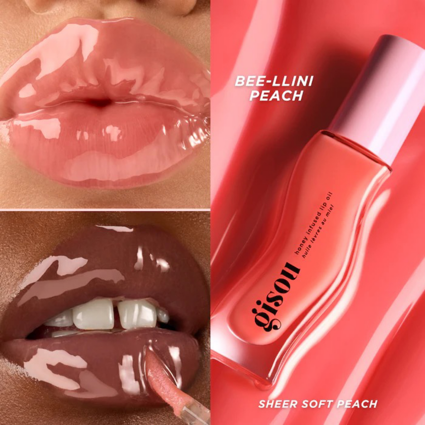 Блиск-масло для губ Gisou Honey Infused Lip Oil