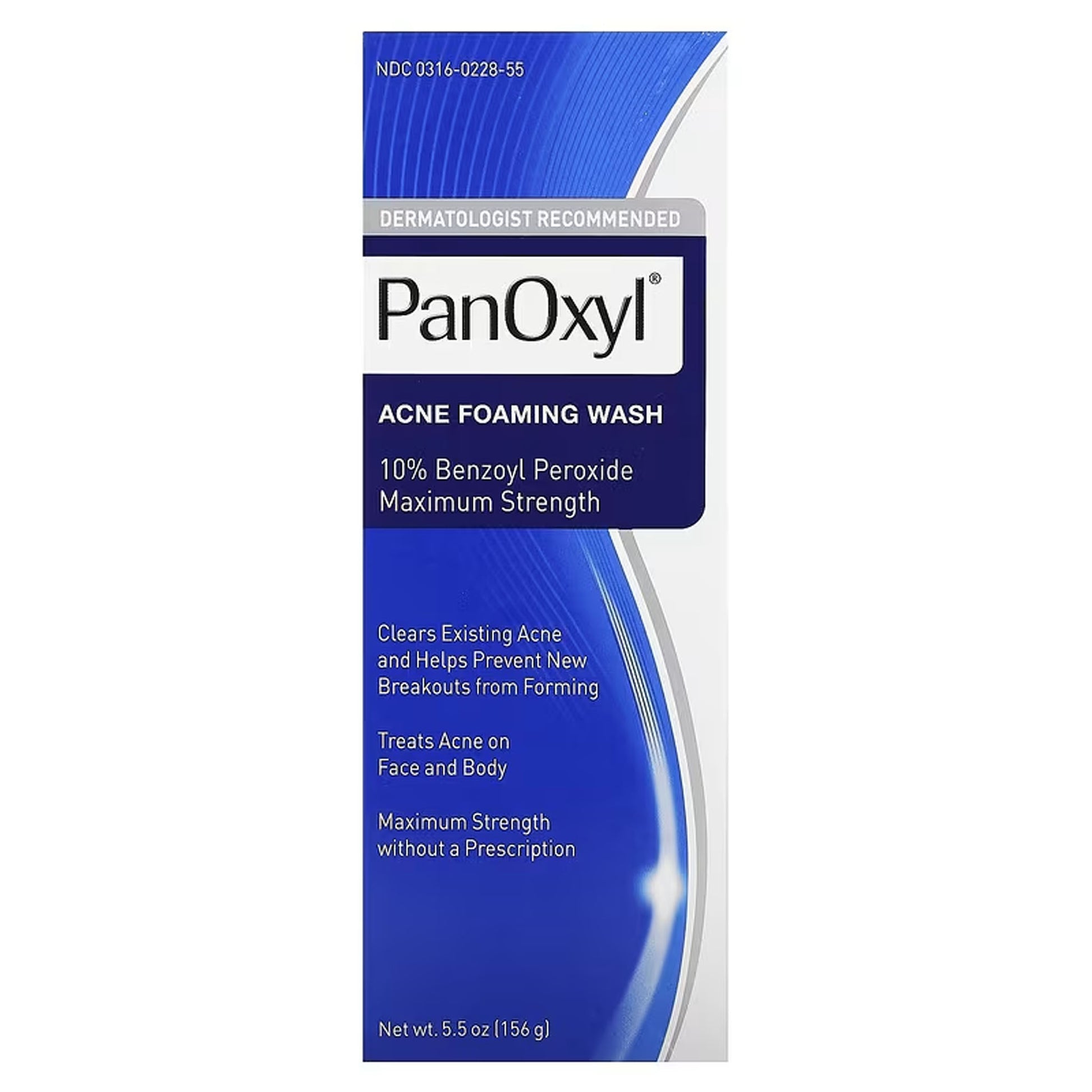 Гель для вмивання проти висипань PanOxyl Acne Foaming Wash Benzoyl Peroxide 10%