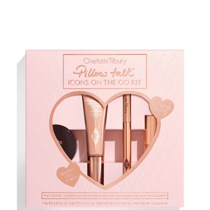 Набір для губ, щік та очей Charlotte Tilbury Pillow Talk Icons On The Go Set