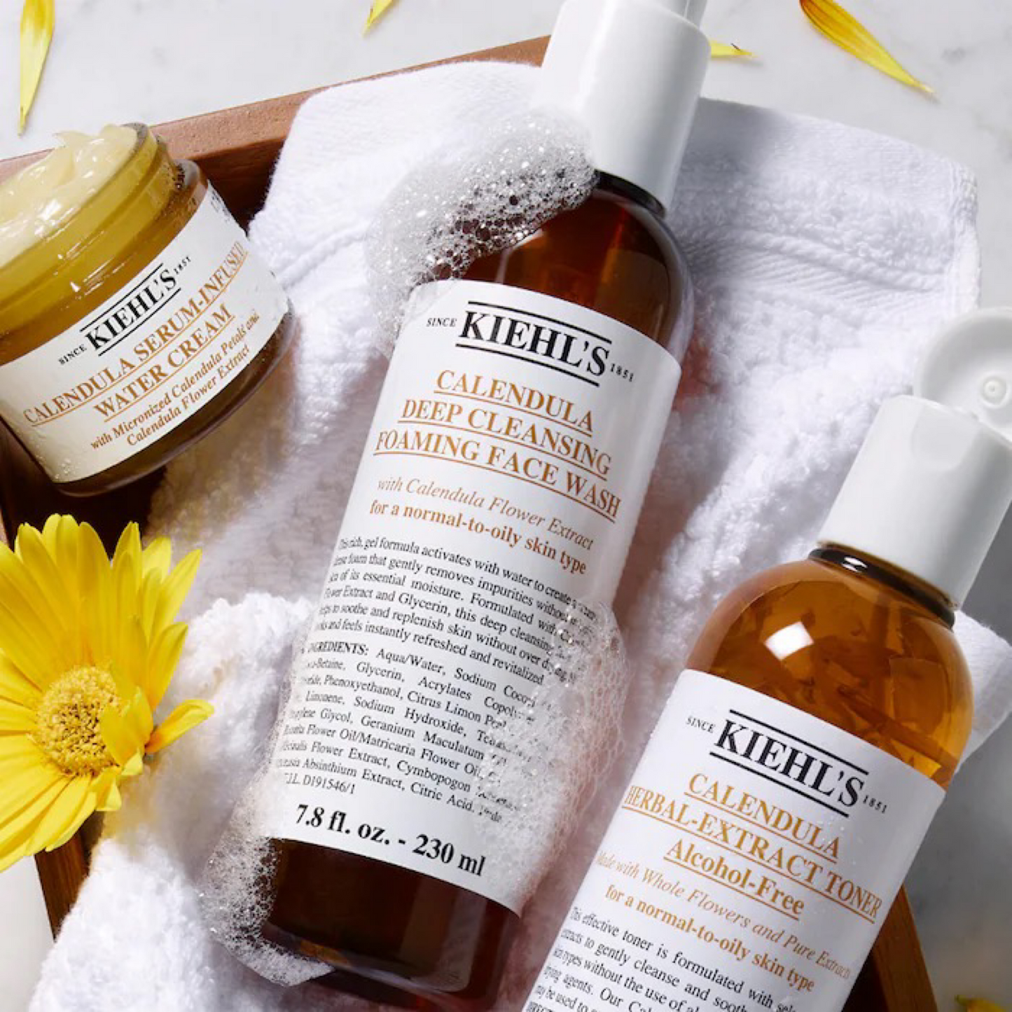 Гель для очищення шкіри Kiehl’s Calendula Deep Cleansing Foaming Face Wash