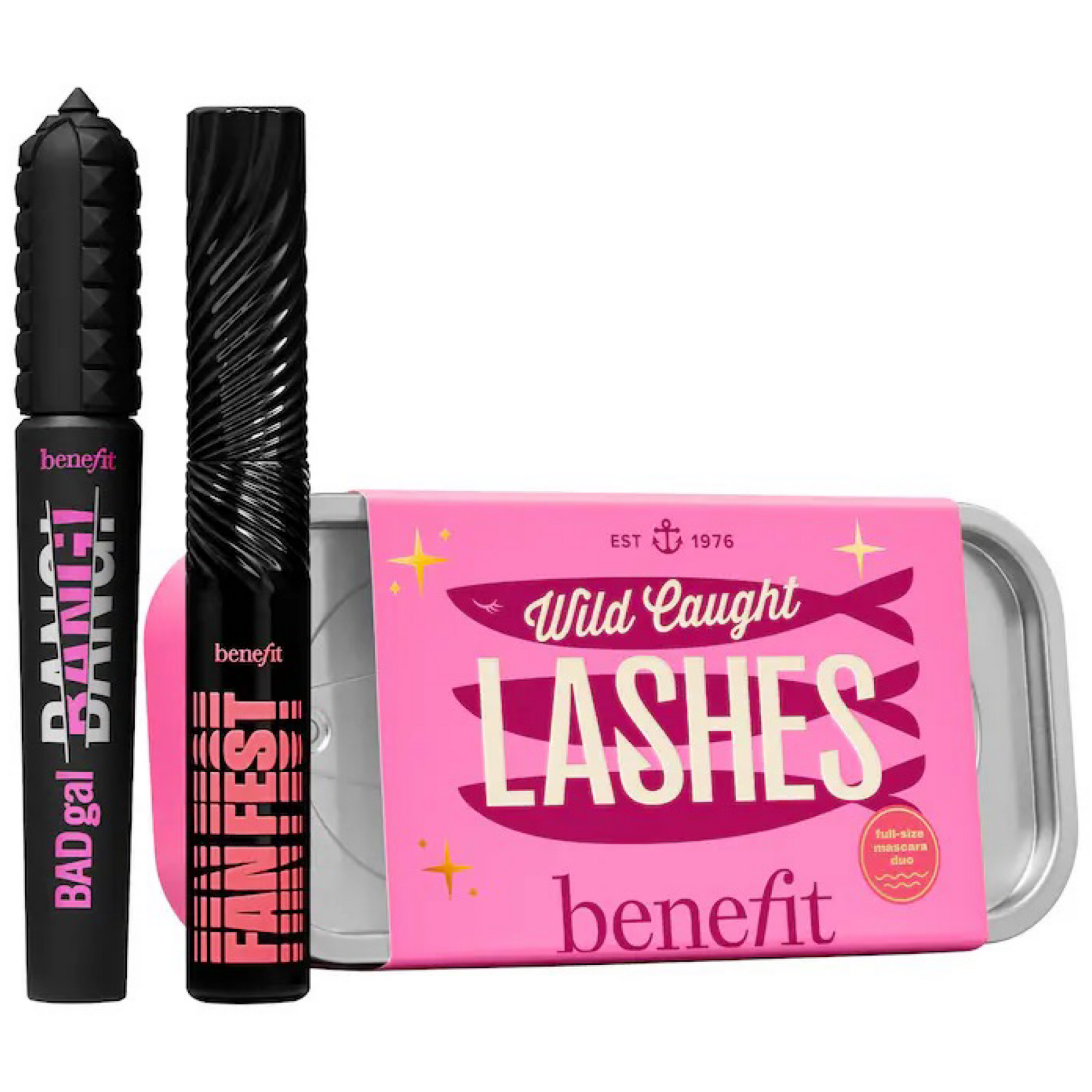 Набір туші для вій Benefit Wild Caught Lashes Volumizing Mascara Set