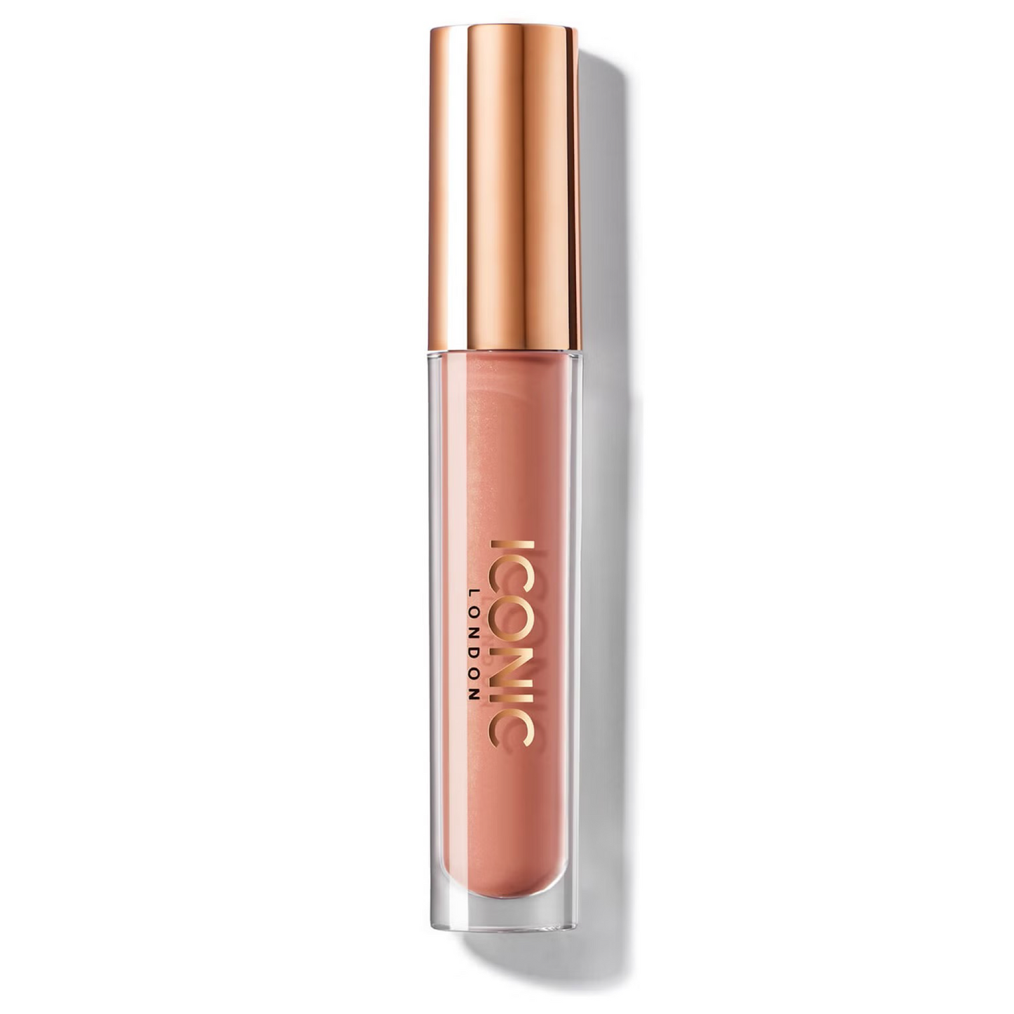 Плампер-блиск Iconic London Lip Plumping Gloss у відтінку Nearly Nude. 