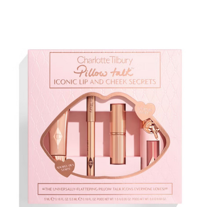 Набір для губ та щік Charlotte Tilbury Pillow Talk Iconic Lip And Cheek Secrets