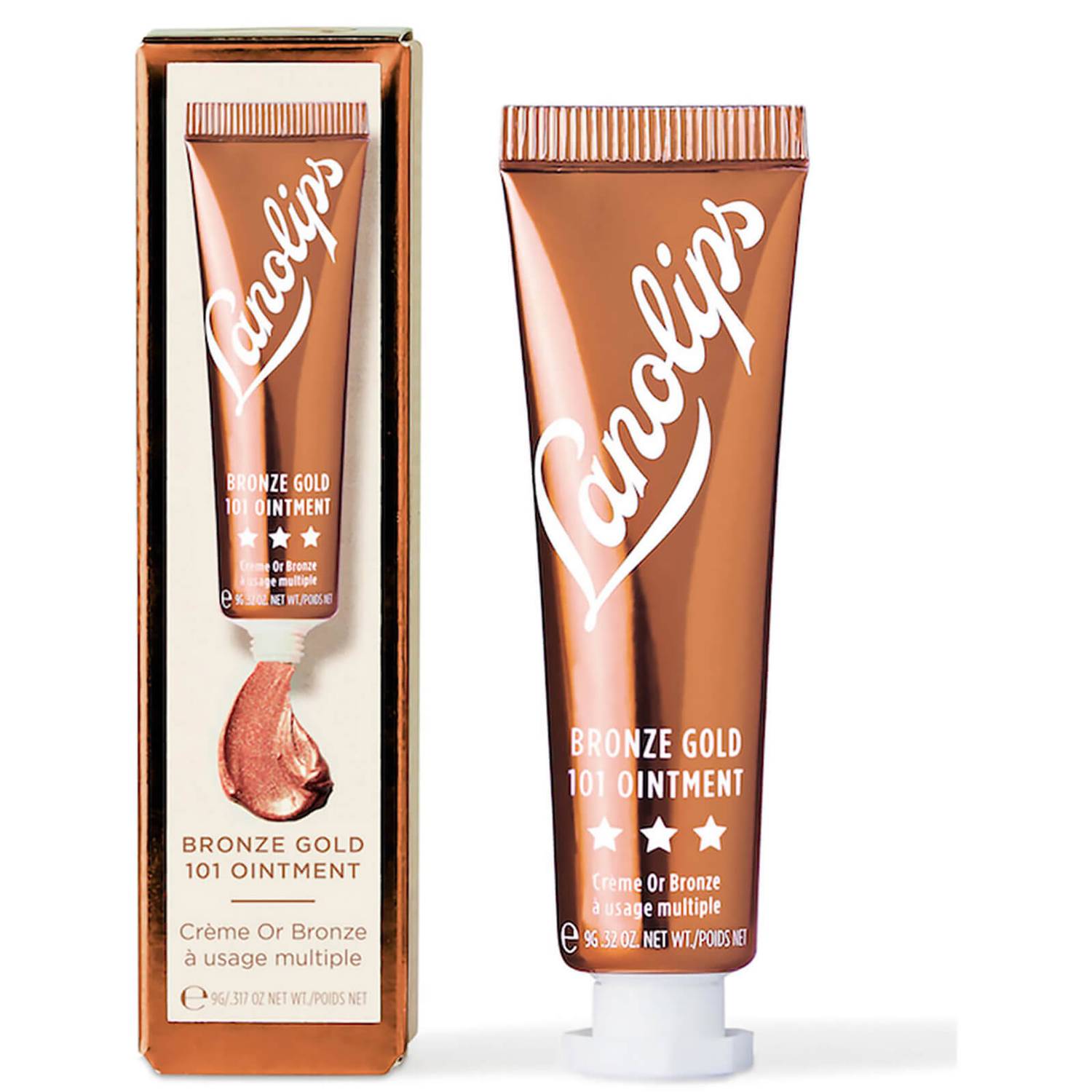 Бальзам-тінт для губ та щік Lanolips Baby Bronze Gold 101 Lip Ointment