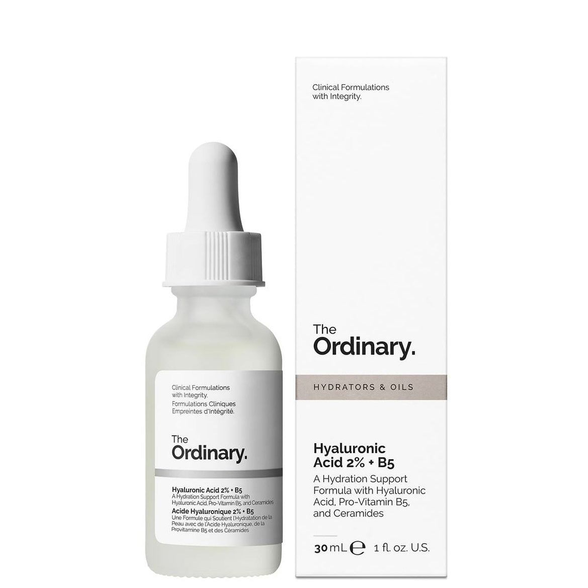 Зволожуюча сироватка з гіалуроновою кислотою The Ordinary Hyaluronic Acid + B5