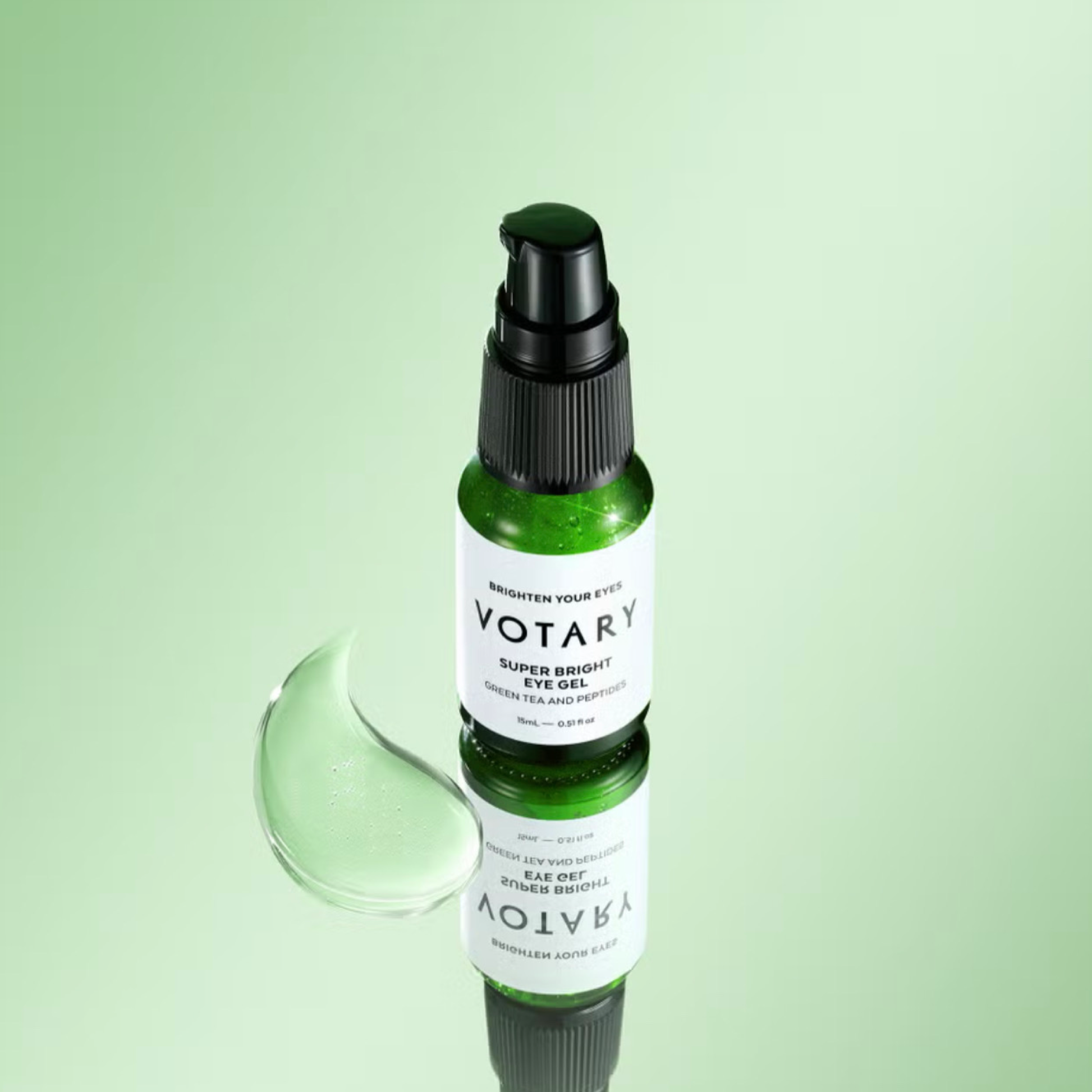 Гель для шкіри навколо очей Votary Super Bright Eye Gel with Green Tea and Peptides