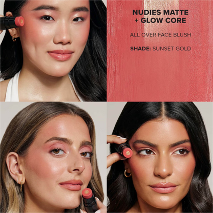 Мультипродукт для обличчя NUDESTIX Nudies Matte and Glow Core All Over Face Blush Colour