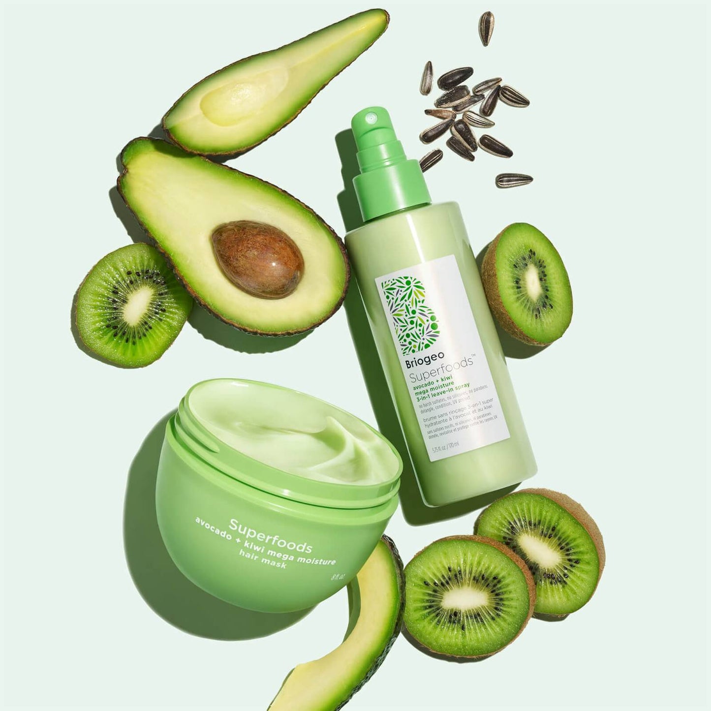 Незмивний кондиціонер-спрей Briogeo Avocado+Kiwi Leave-in Conditioner