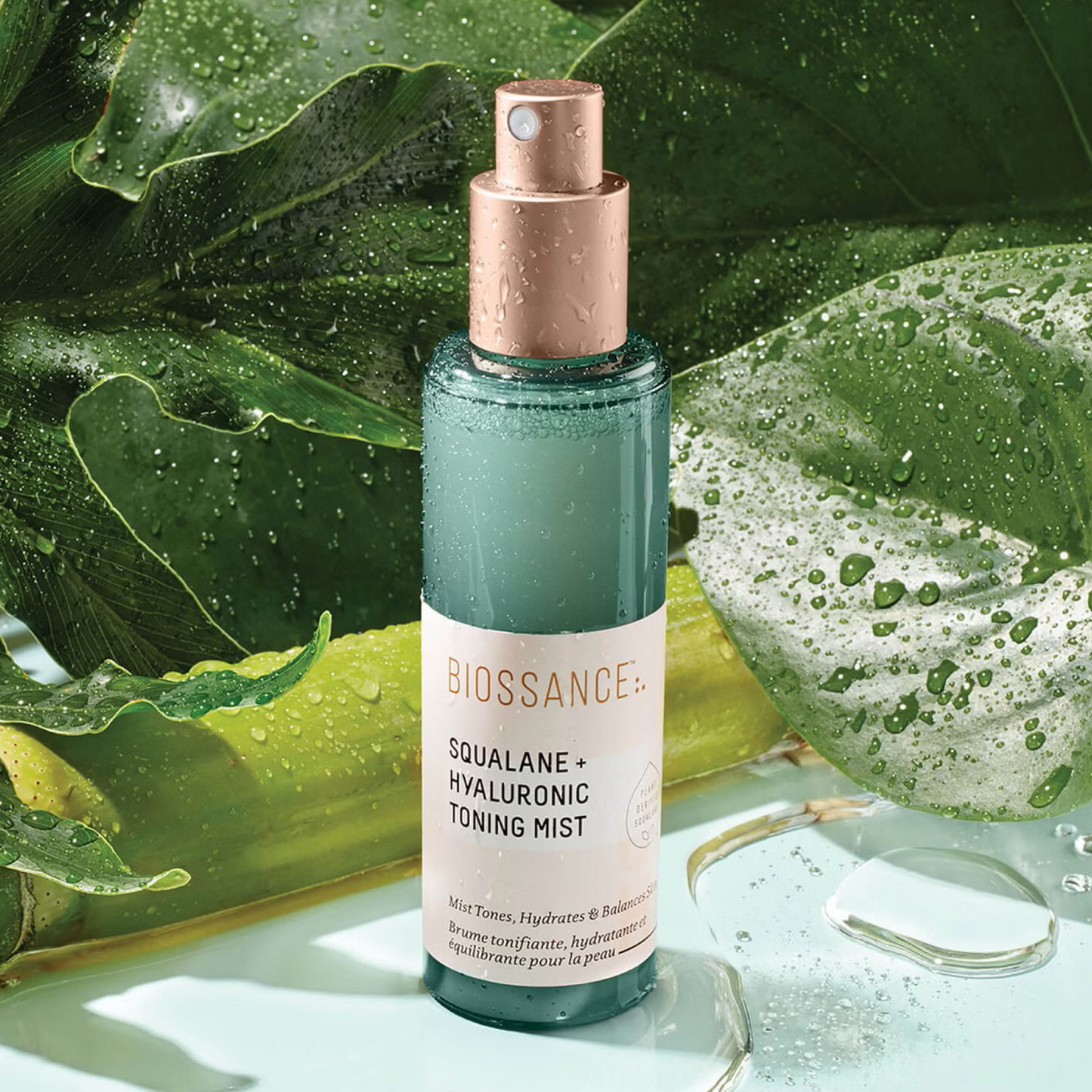 Зволожуючий спрей для обличчя Biossance Squalane and Hyaluronic Toning Mist