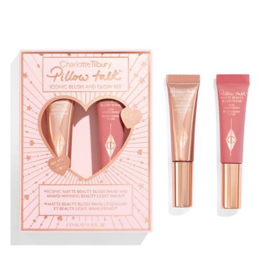 Набір рум’ян і хайлайтеру Charlotte Tilbury Pillow Talk Iconic Blush&Glow Kit