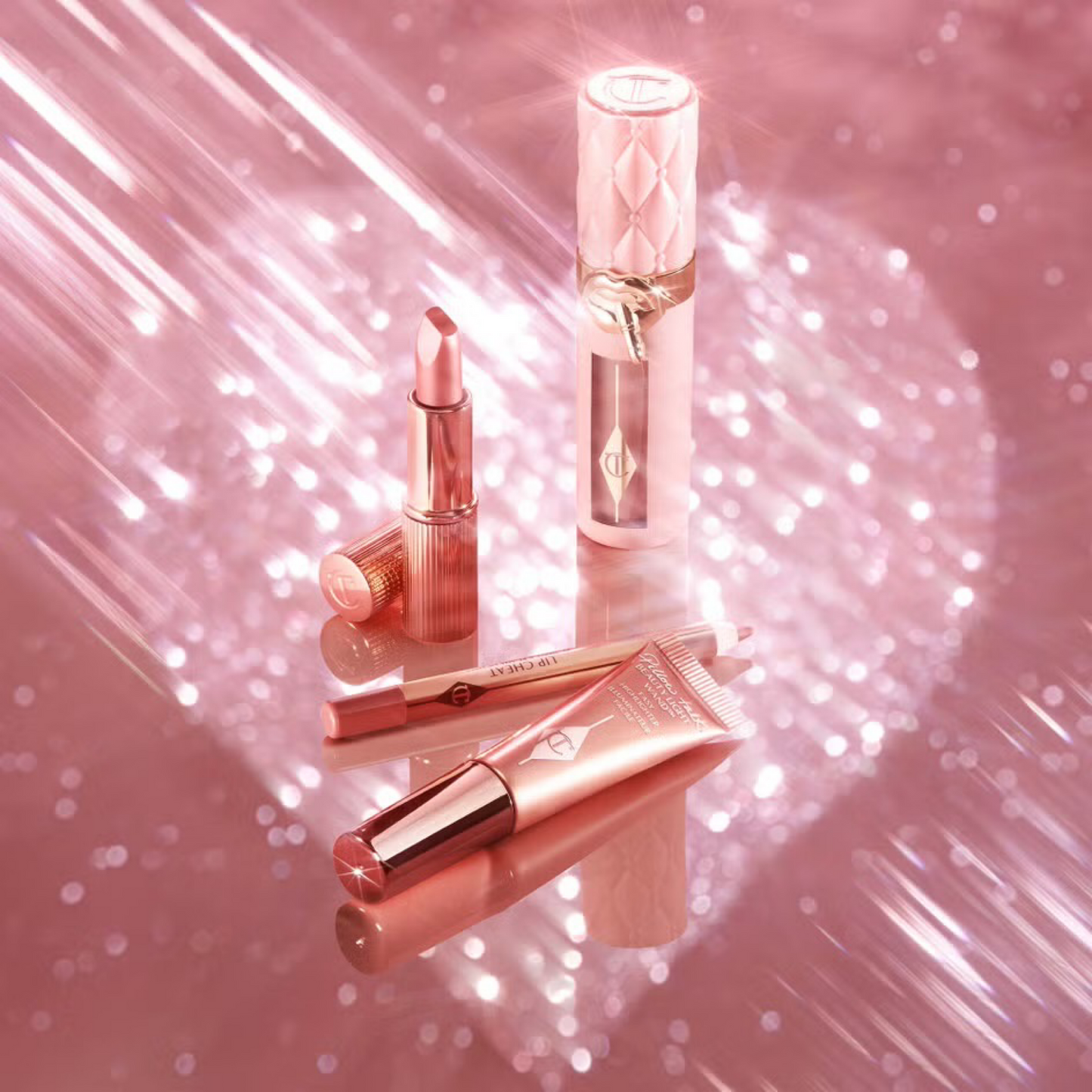 Набір для губ та щік Charlotte Tilbury Pillow Talk Iconic Lip And Cheek Secrets