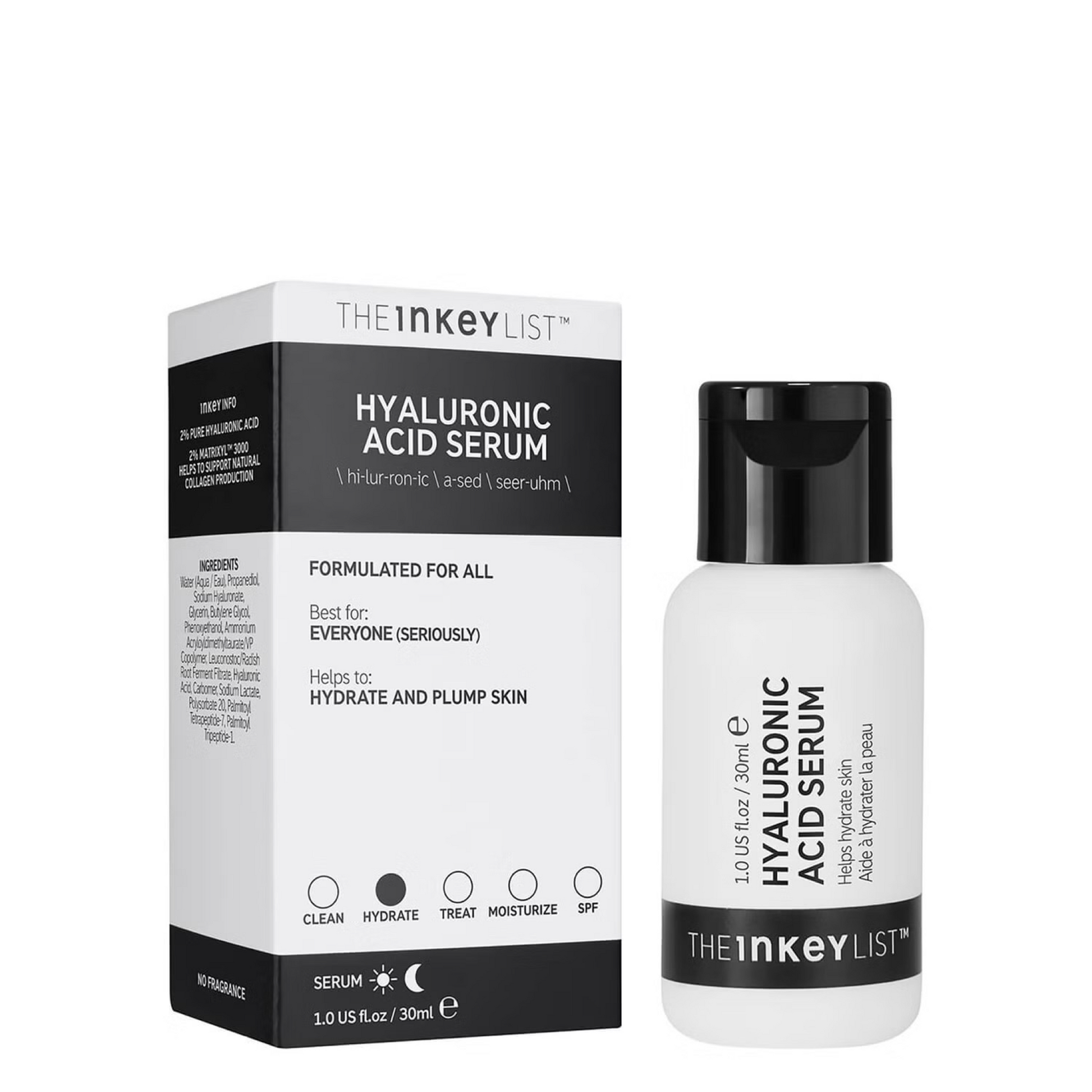 Зволожуюча сироватка The INKEY List Hyaluronic Acid Serum