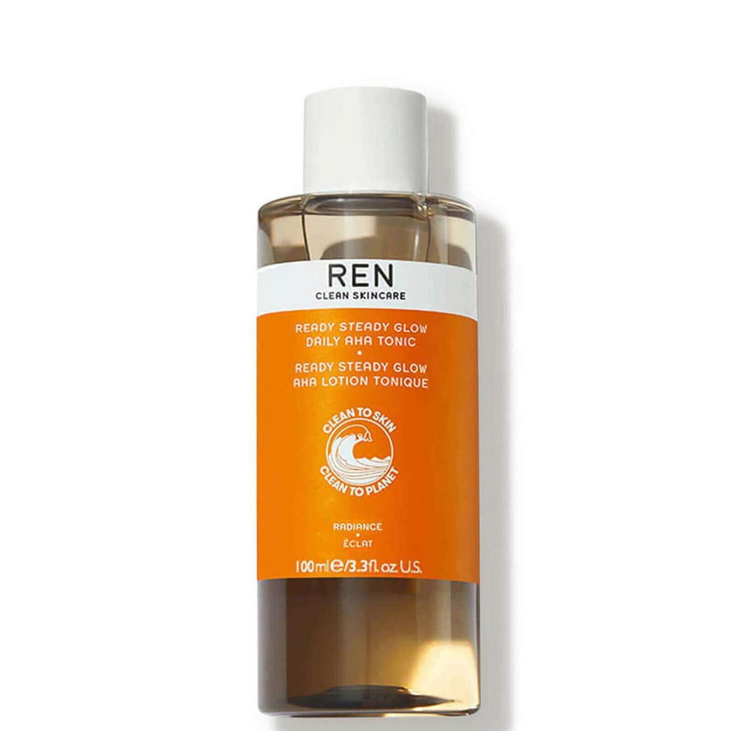 Кислотний тонер REN Clean Skincare Ready Steady Glow Daily AHA Toner