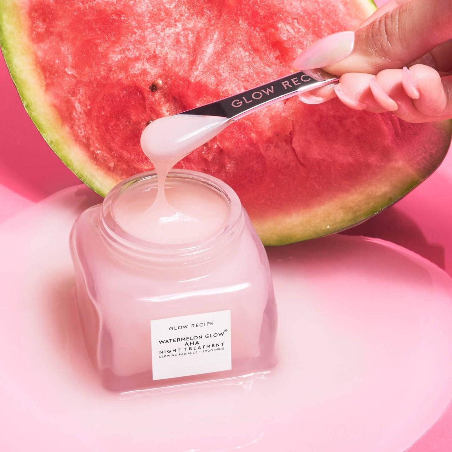 Нічна маска для шкіри Glow Recipe Watermelon Glow AHA Night Treatment