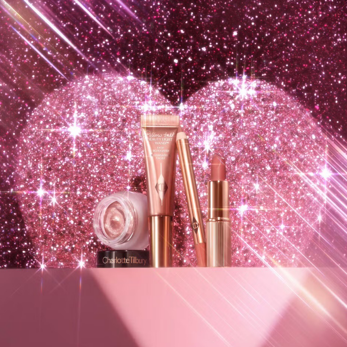 Набір для губ, щік та очей Charlotte Tilbury Pillow Talk Icons On The Go Set