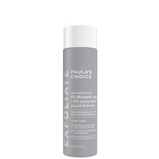 Ексфоліант Paula's Choice Skin Perfecting 6% Mandelic Acid and 2% Lactic Acid Liquid Exfoliant