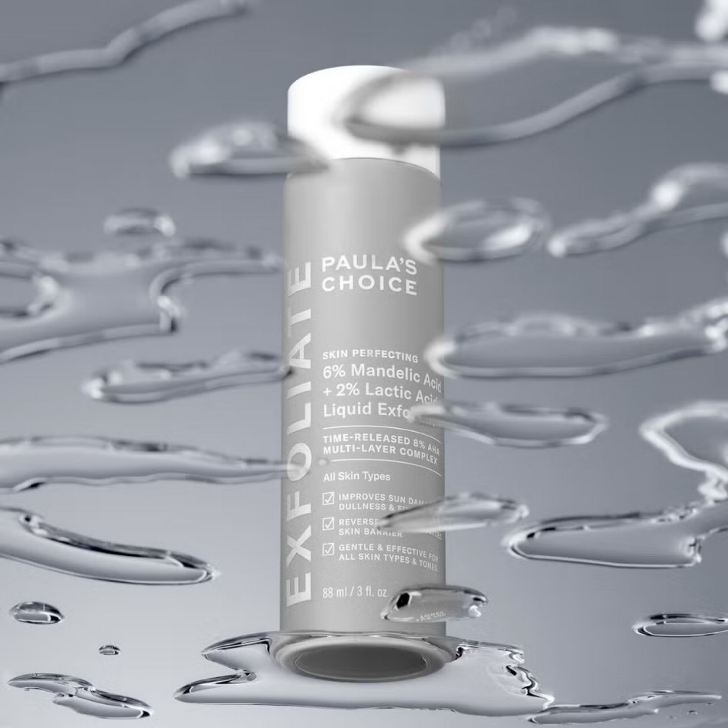 Ексфоліант Paula's Choice Skin Perfecting 6% Mandelic Acid and 2% Lactic Acid Liquid Exfoliant