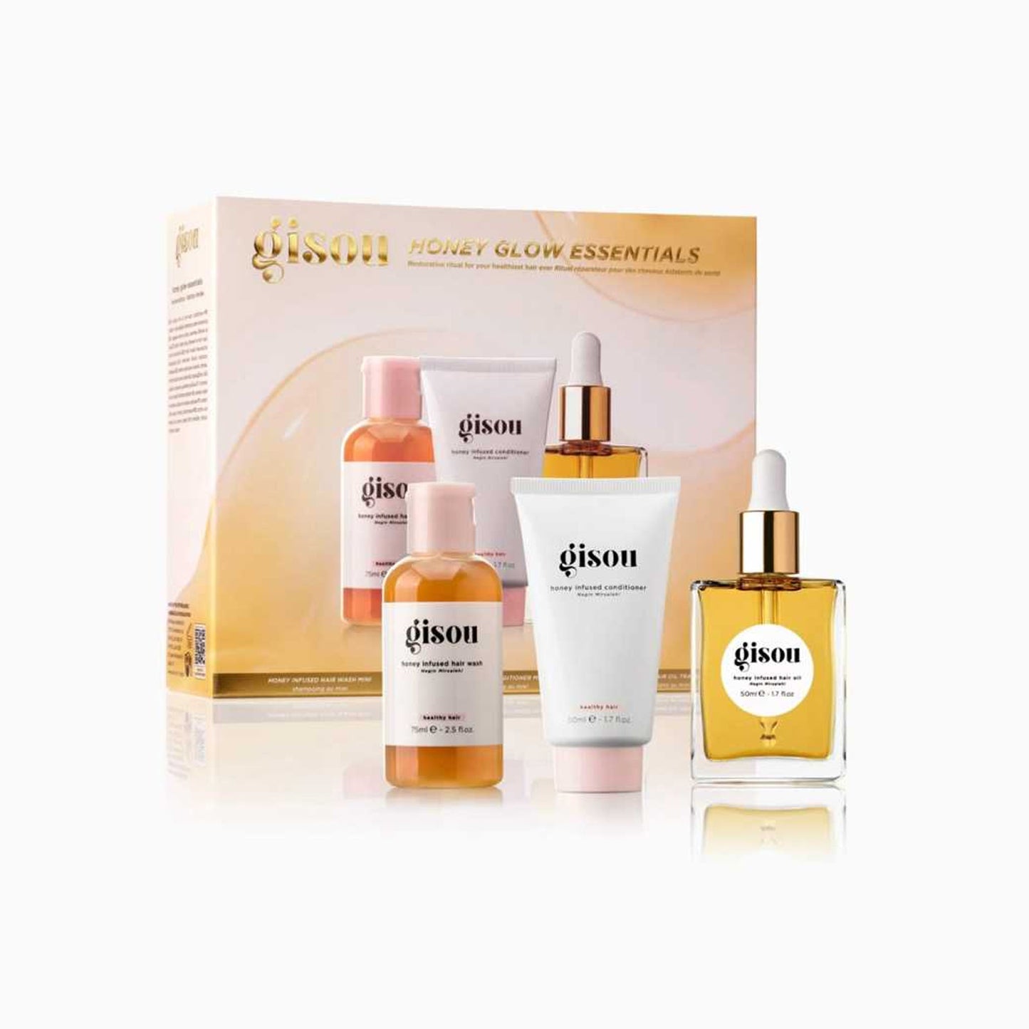 Набір догляду за волоссям Gisou Honey Glow Essentials